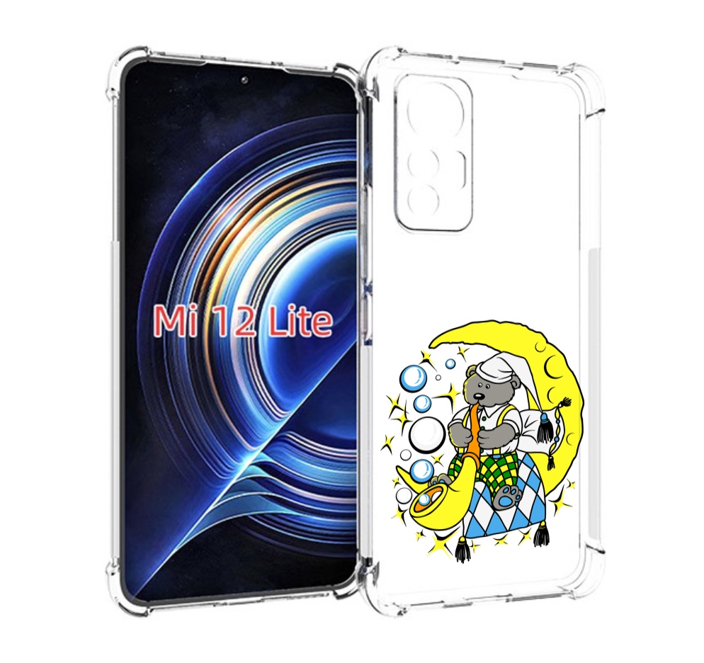 

Чехол MyPads Сырная луна для Xiaomi 12 Lite, Прозрачный, Tocco