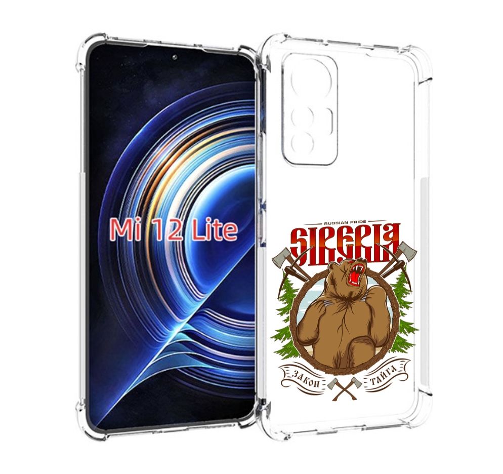 

Чехол MyPads Тайга для Xiaomi 12 Lite, Прозрачный, Tocco