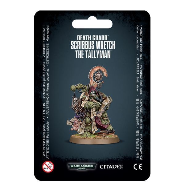 

Миниатюры для игры Games Workshop Scribbus Wretch, the Tallyman, 43-45