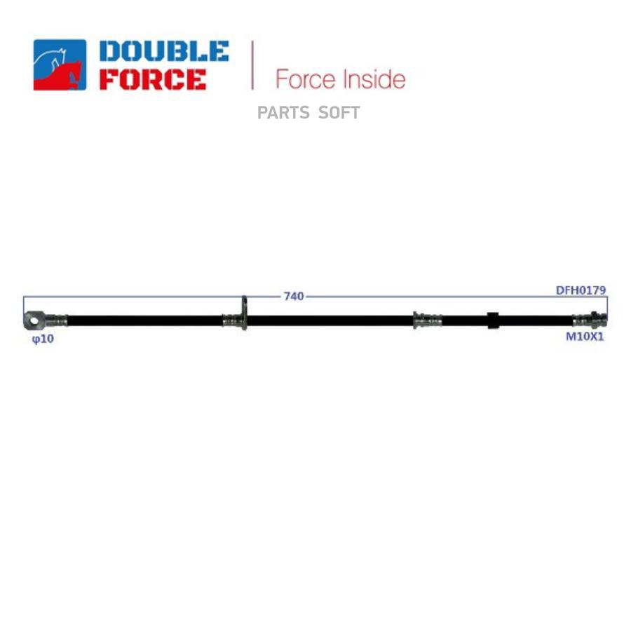 

Шланг Тормозной Double Force Mn102534 DOUBLE FORCE арт. DFH0179