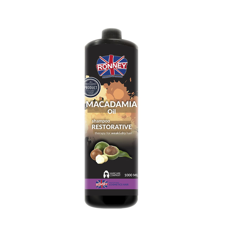 Купить Шампунь RONNEY Macadamia Oil Restorative Therapy Shampoo 1000 мл