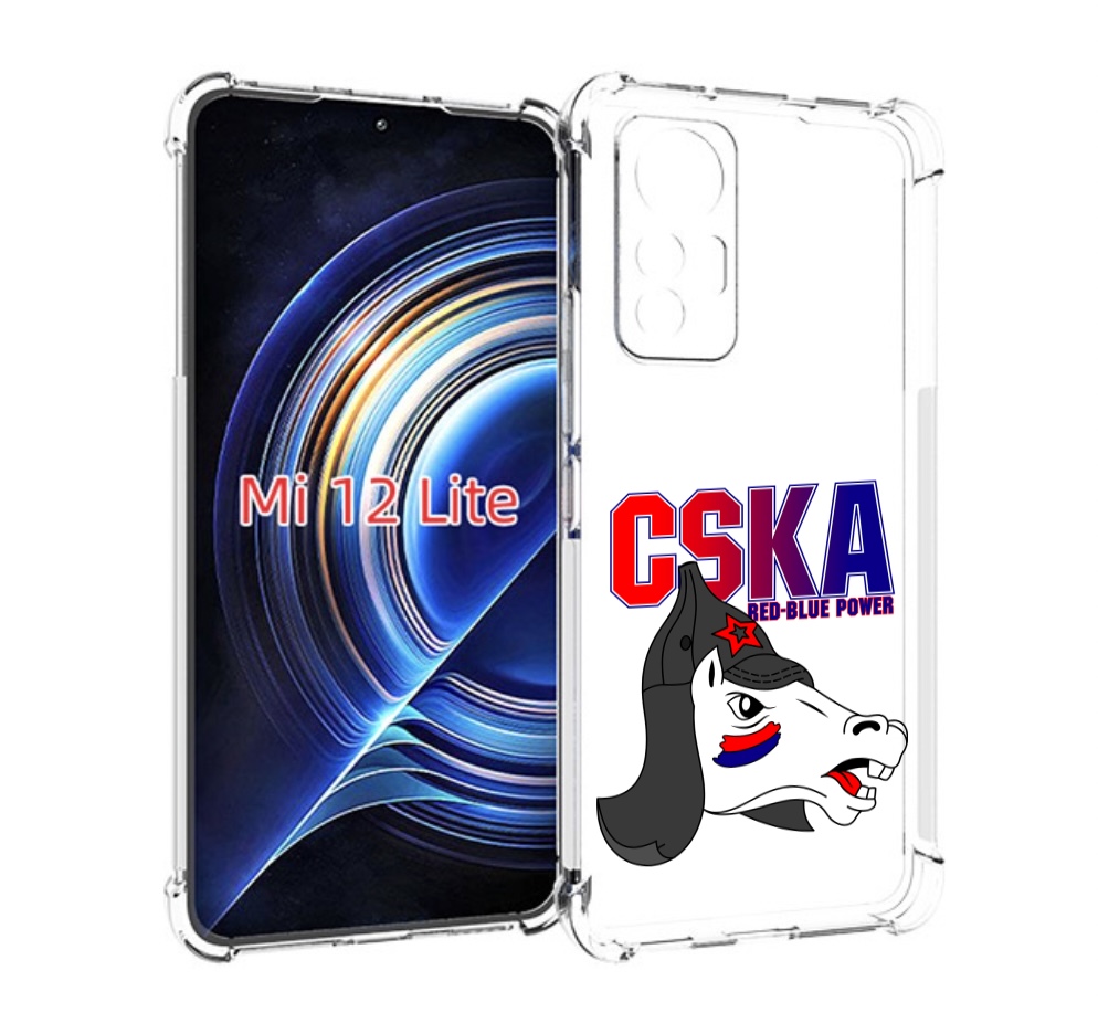 

Чехол MyPads ФК ЦСК лошадка россия для Xiaomi 12 Lite, Прозрачный, Tocco