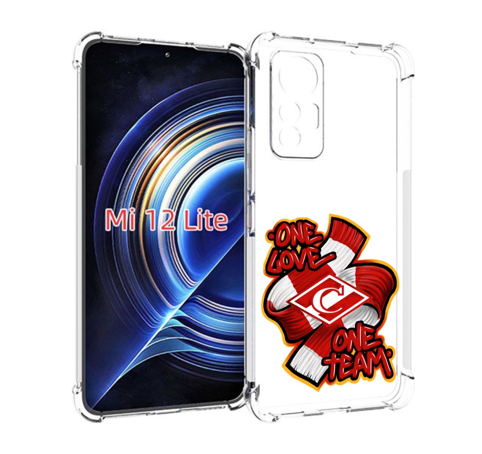 

Чехол MyPads ФК спарак 1 любовь для Xiaomi 12 Lite, Прозрачный, Tocco