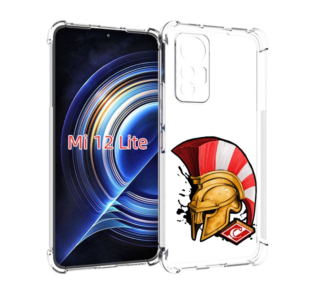 

Чехол MyPads ФК спартак шлем для Xiaomi 12 Lite, Прозрачный, Tocco
