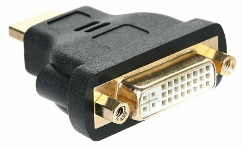 Переходник NoBrand HDMI (m) DVI-D (f) Black Переходник HDMI (m) DVI-D (f) , 24 pin черный