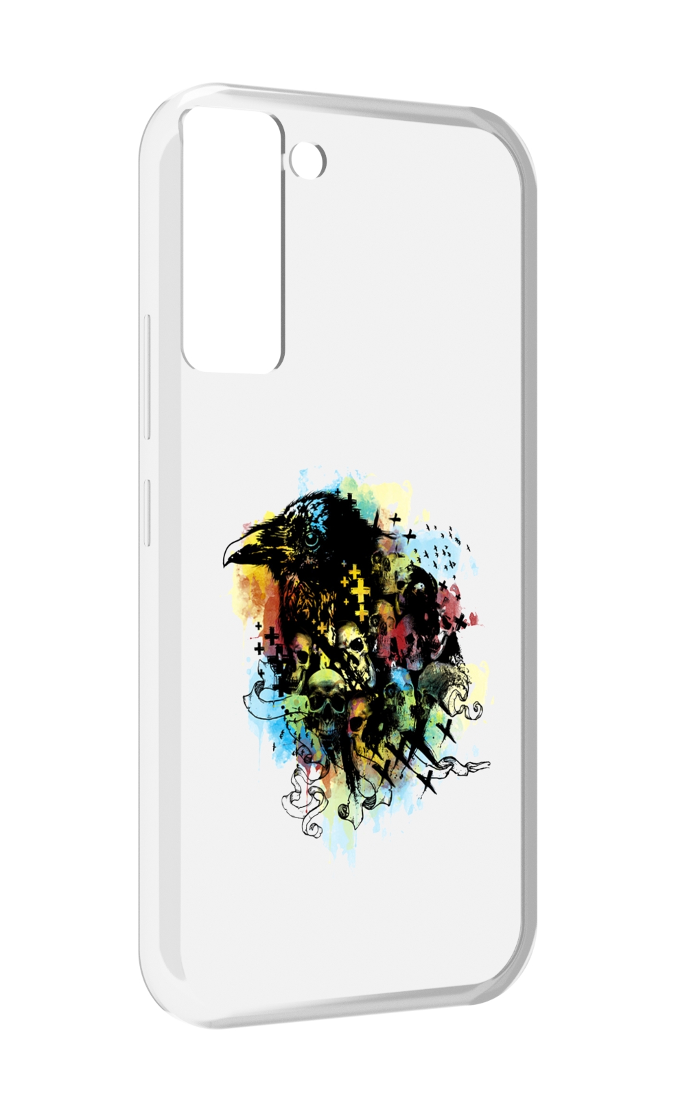 

Чехол MyPads ворон и черепа для Tecno Pop 5 LTE / Pop 5 Pro, Прозрачный, Tocco