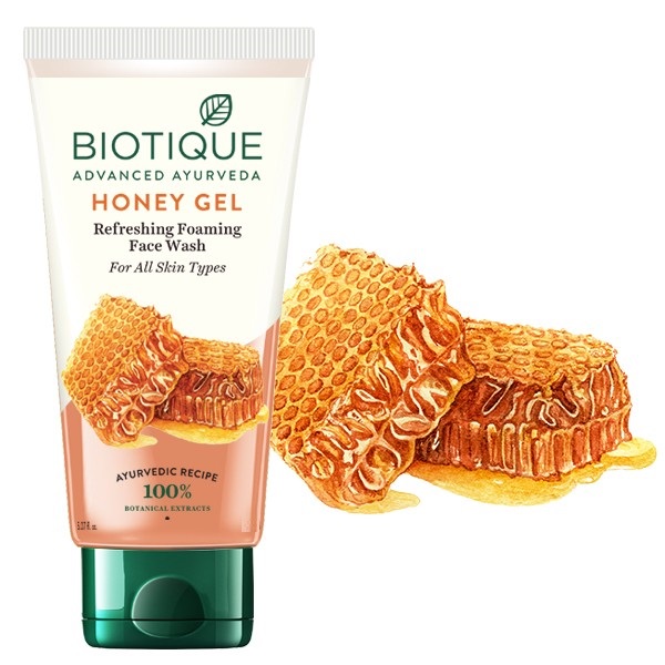 

Гель для умывания Biotique с медом, 50 мл