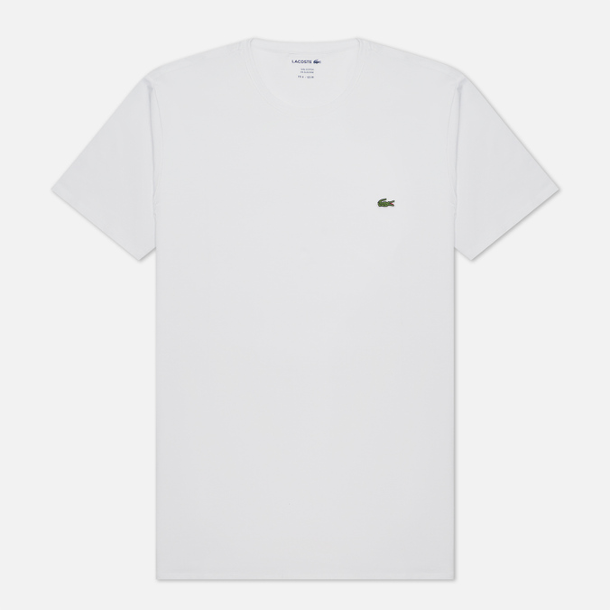 

Мужская футболка Lacoste Classic Embroidered Logo белый, Размер XXL, Classic Embroidered Logo