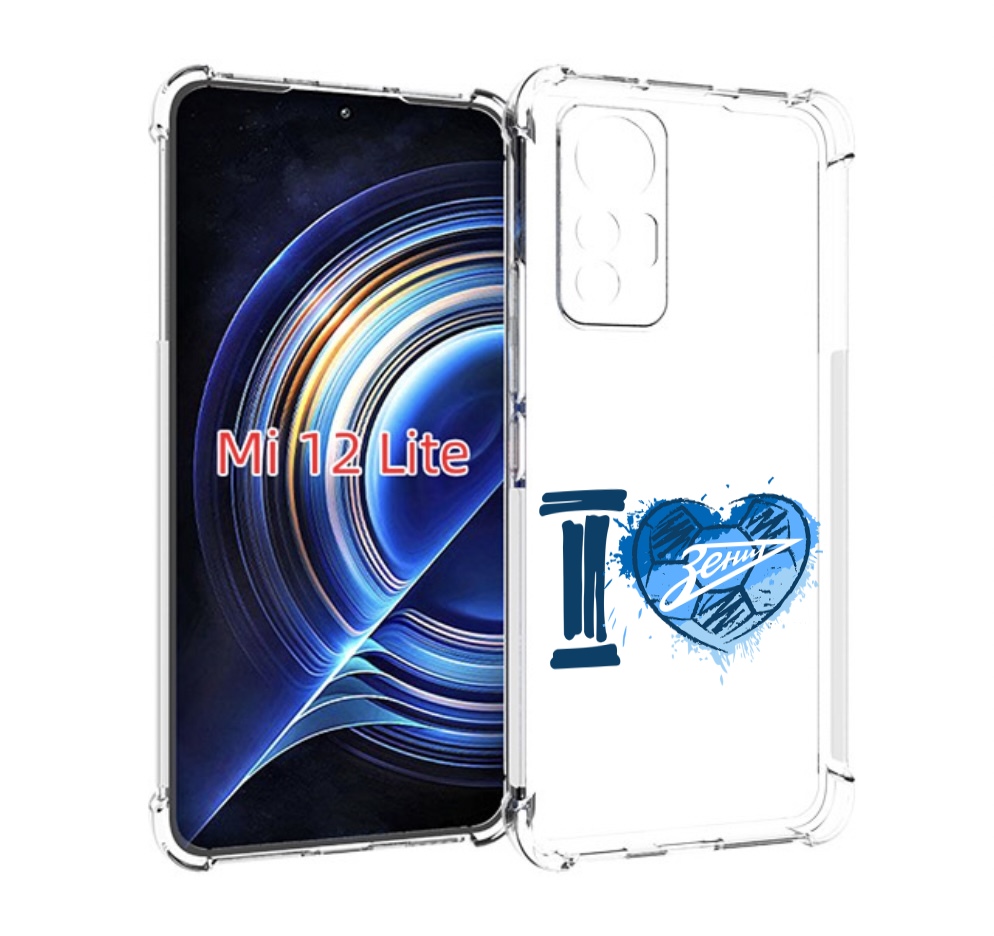

Чехол MyPads ФК я люблю зенит для Xiaomi 12 Lite, Прозрачный, Tocco