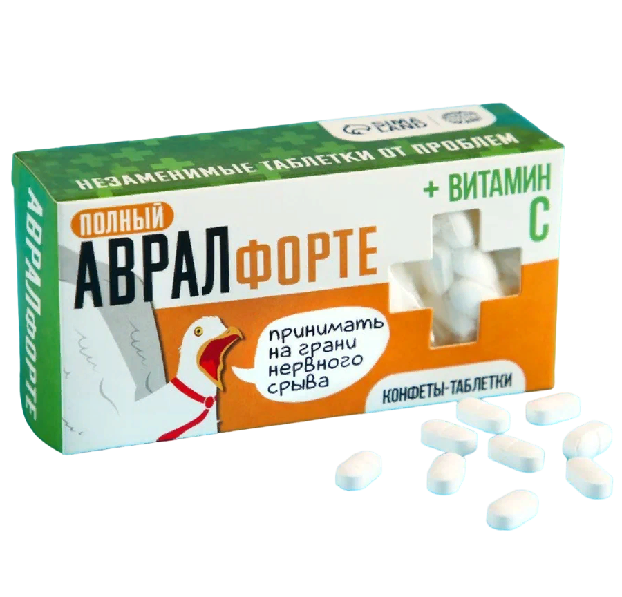 

Конфеты-таблетки Фабрика счастья Полный оврал, 100 г.