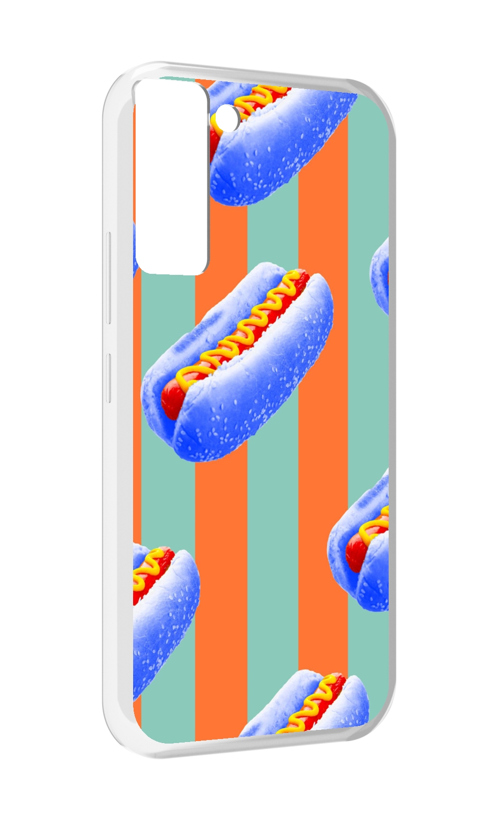 

Чехол MyPads синие хотдоги для Tecno Pop 5 LTE / Pop 5 Pro, Прозрачный, Tocco