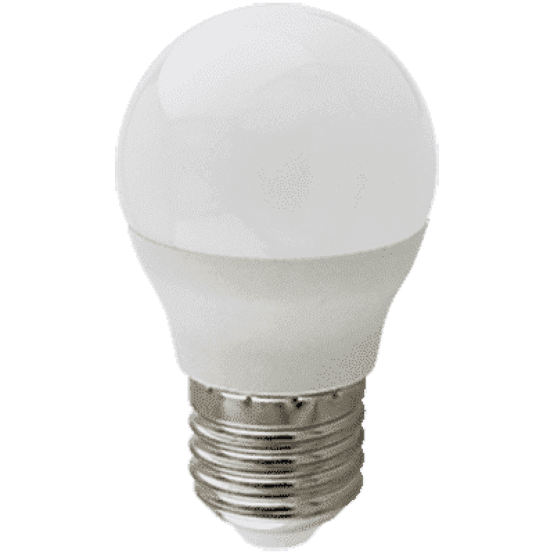 фото Лампа ecola globe led premium 10,0w g45 220v e27 2700k шар (композит) 82x45, k7qw10elc