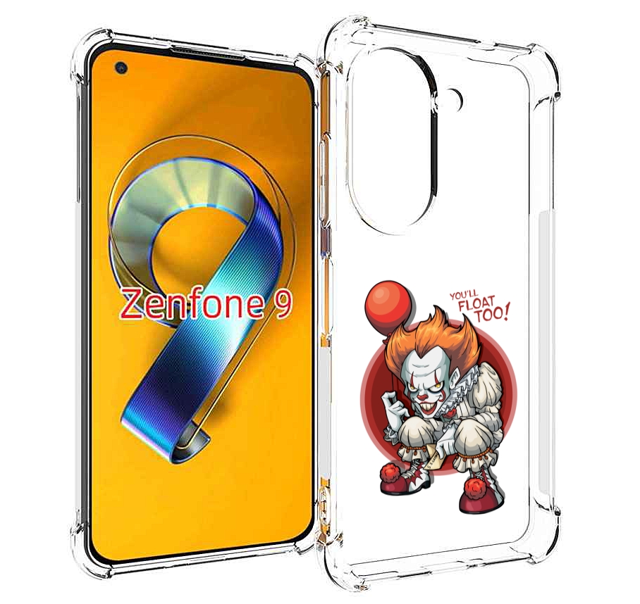 

Чехол MyPads одетый-клоун для Asus Zenfone 9 (AI2202), Прозрачный, Tocco