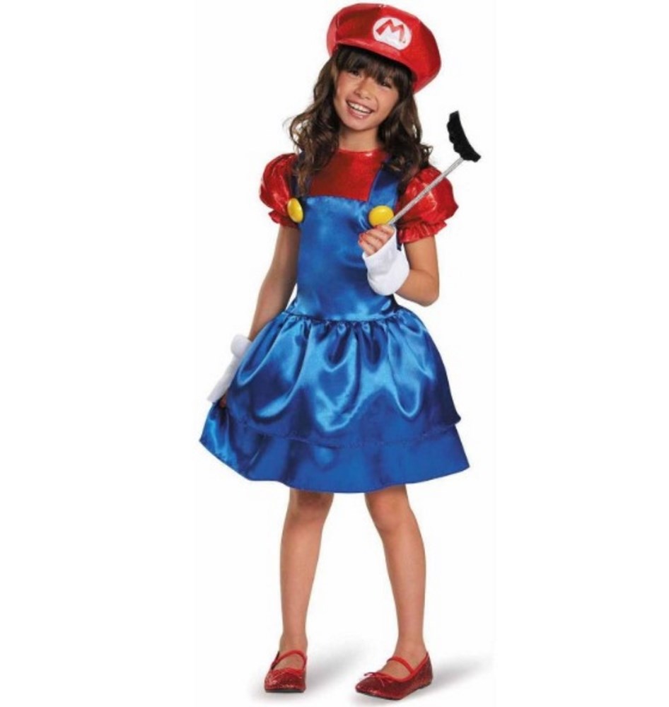 

Костюм для девочки Супер Марио (Super Mario)