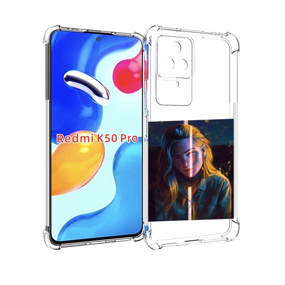 

Чехол MyPads девушка-в-тени для Xiaomi Redmi K50 / K50 Pro, Прозрачный, Tocco