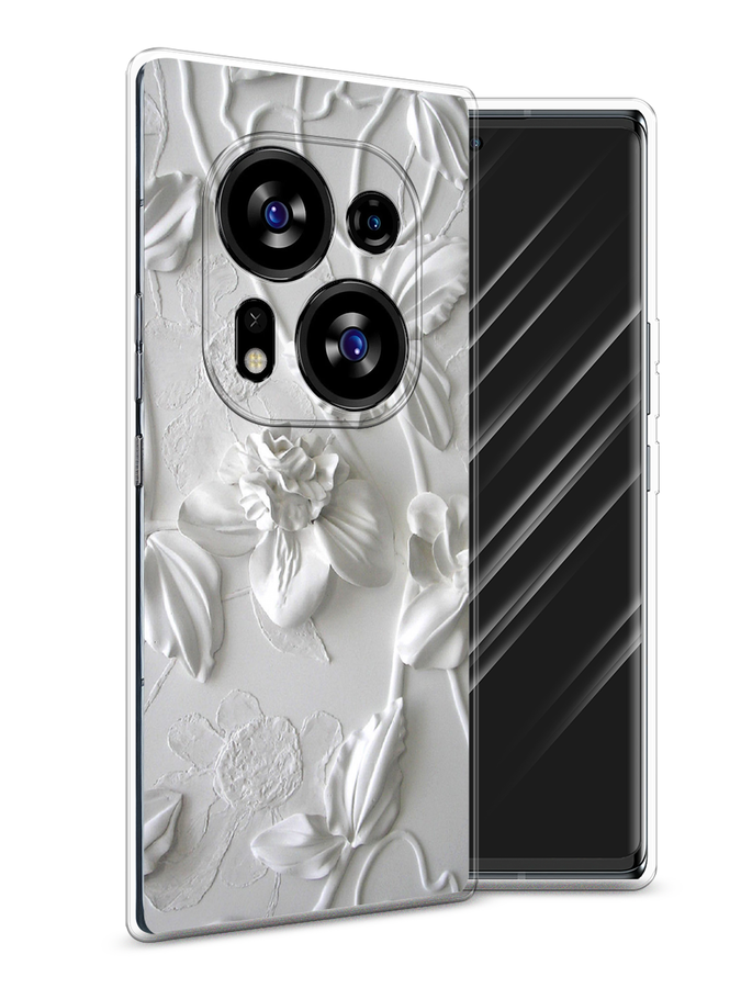 

Чехол Awog на Tecno Phantom X2/X2 Pro "Гипсовые цветы", 303250-7