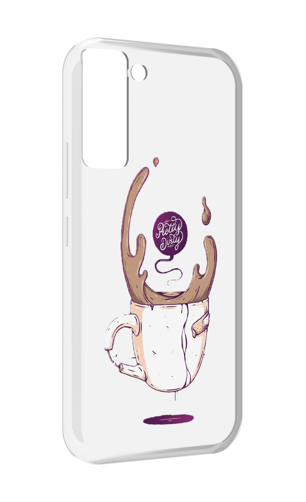 

Чехол MyPads сломанный стаканчик для Tecno Pop 5 LTE / Pop 5 Pro, Прозрачный, Tocco