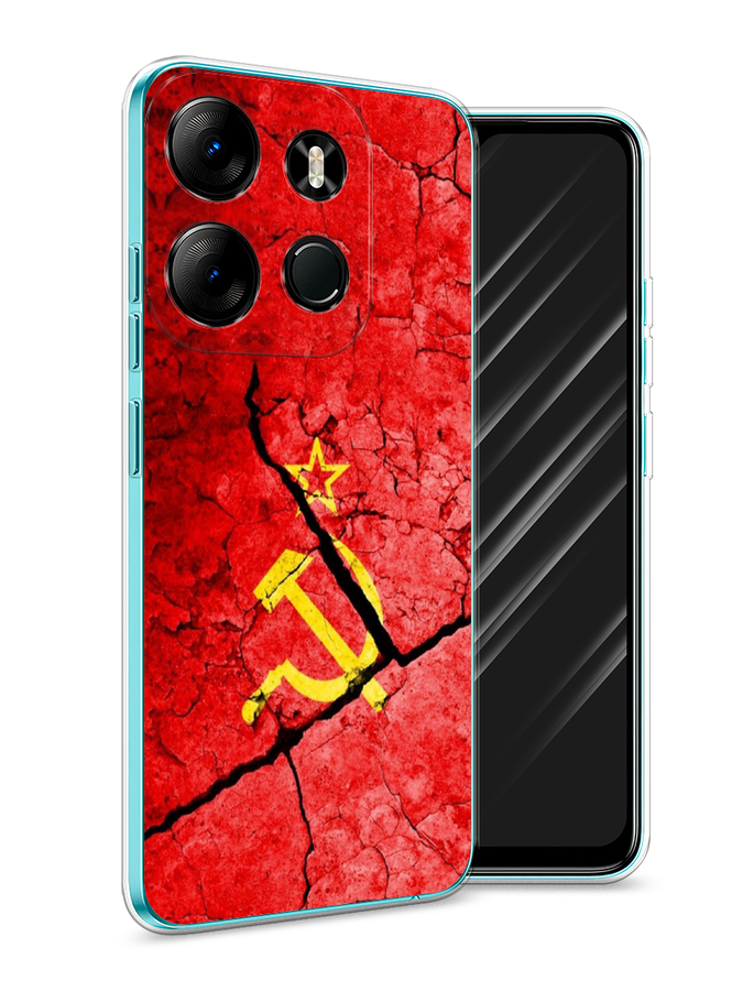 

Чехол Awog на Tecno Phantom X2/X2 Pro "СССР", Красный;черный;желтый, 303250-5