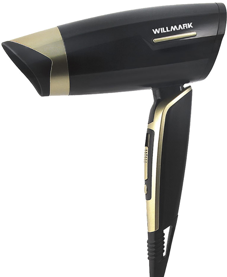 Фен WILLMARK WHD-220F 1200 Вт черный фен willmark whd 220f 1200 вт