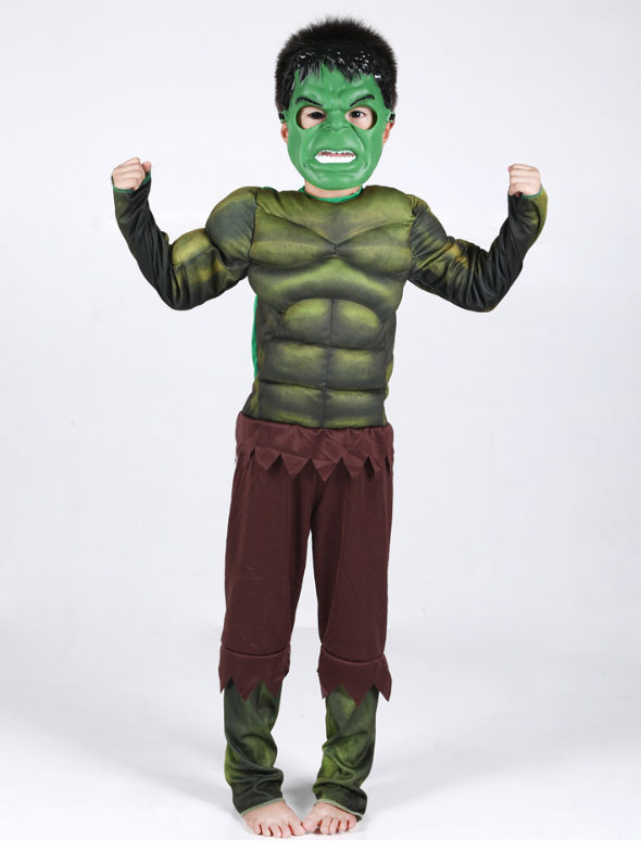 

Детский костюм Халка (Hulk) с мускулами