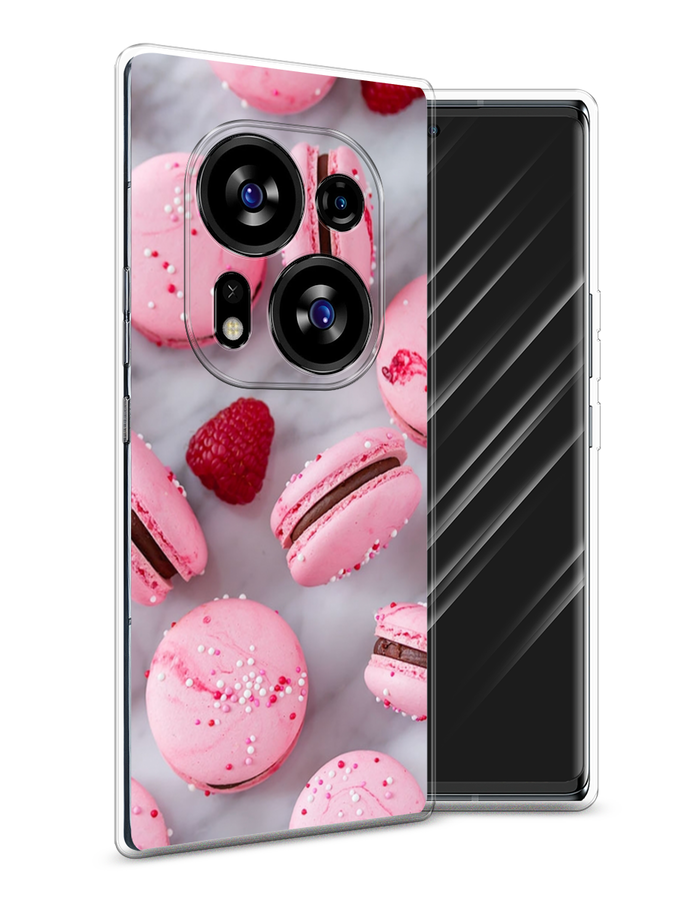 

Чехол Awog на Tecno Phantom X2/X2 Pro "Макарони с малиной", Серый;розовый, 303250-10