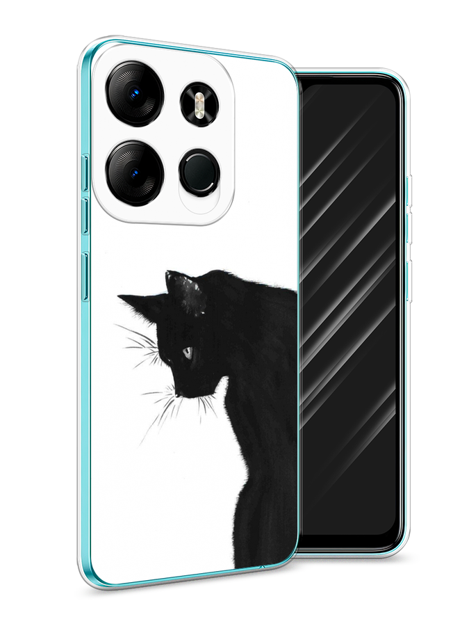 

Чехол Awog на Tecno Phantom X2/X2 Pro "Black cat", Черный;белый, 303250-1
