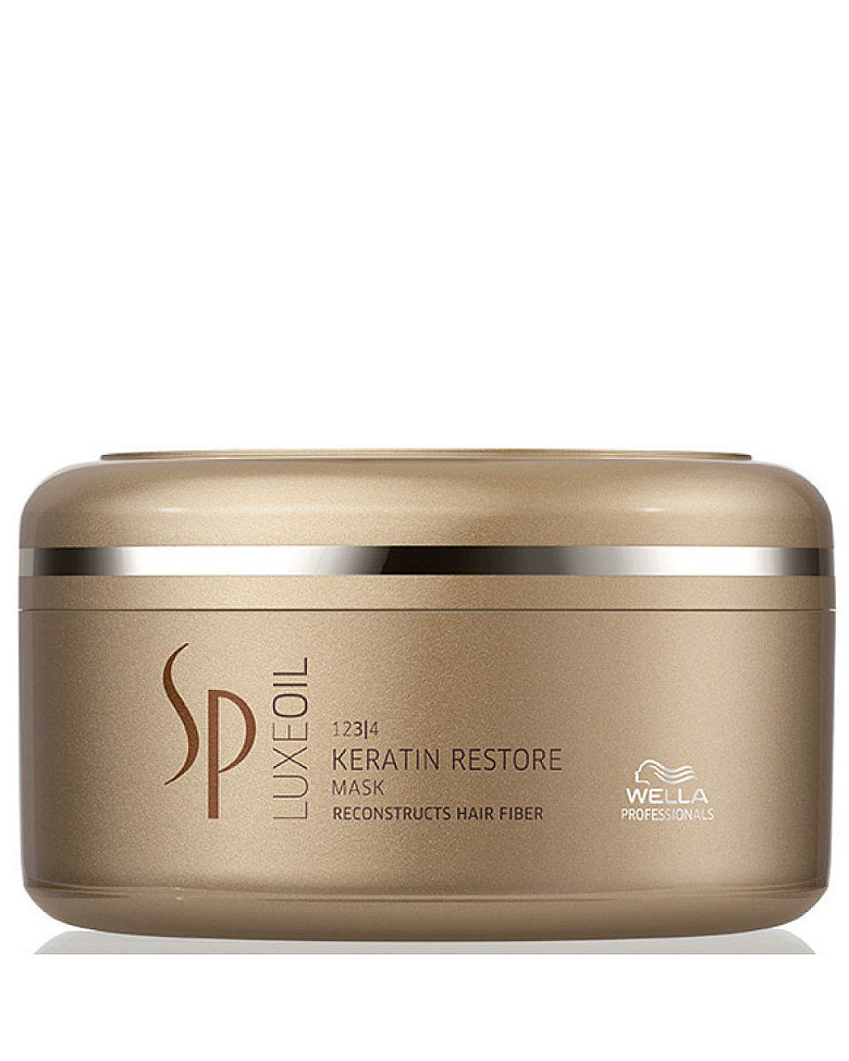 Маска для восстановления кератина Wella SP LuxeOil Keratin Restore Mask, 400 мл