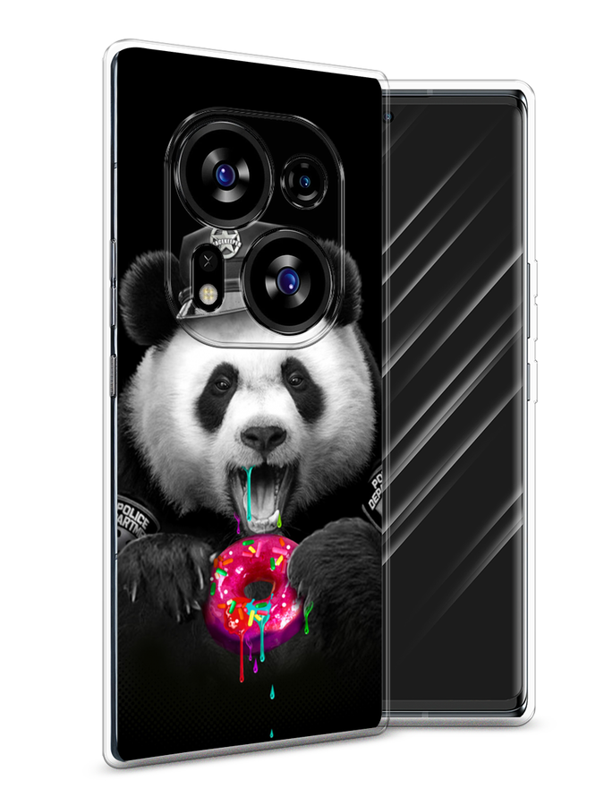 

Чехол Awog на Tecno Phantom X2/X2 Pro "Панда police", Черный;белый;розовый, 303250-2