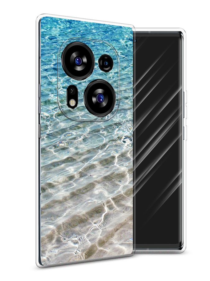

Чехол Awog на Tecno Phantom X2/X2 Pro "Волны 10", Голубой, 303250-4