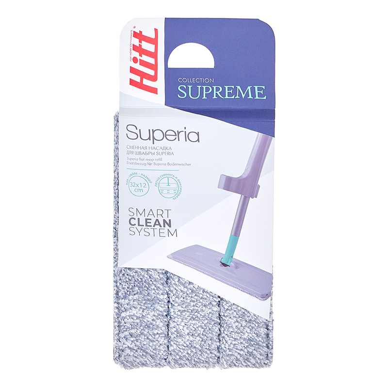 Насадка для швабры HITT H-100307 Supreme Superia 33х12 см