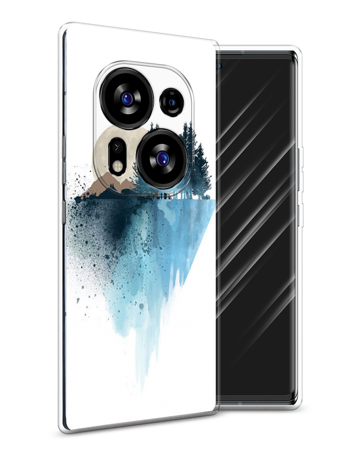 

Чехол Awog на Tecno Phantom X2/X2 Pro "Горы 5", Голубой, 303250-4