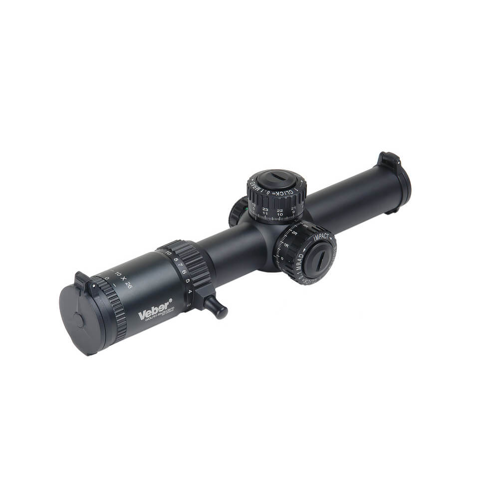 

Прицел оптический Veber Wolf II 1-10х26 GB FD Загонник, Черный