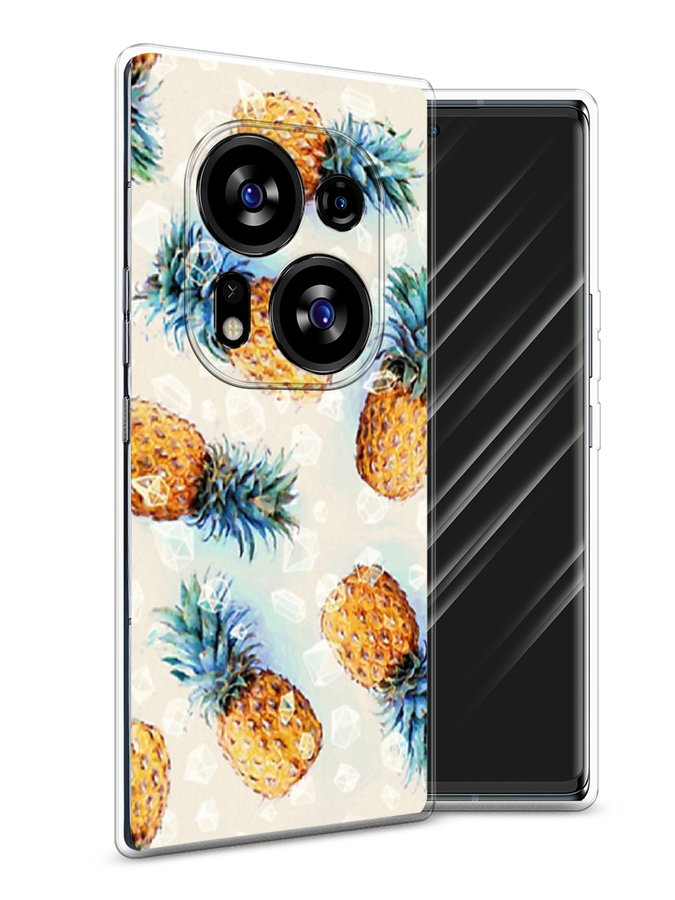 

Чехол Awog на Tecno Phantom X2/X2 Pro "Ананасы", Бежевый, 303250-3