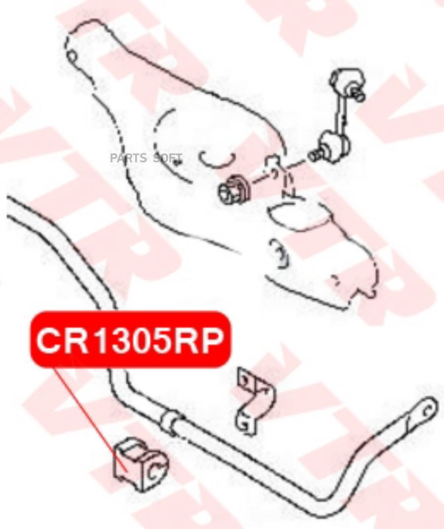 

Полиуретановая Втулка Стабилизатора Задней Подвеск VTR арт. CR1305RP