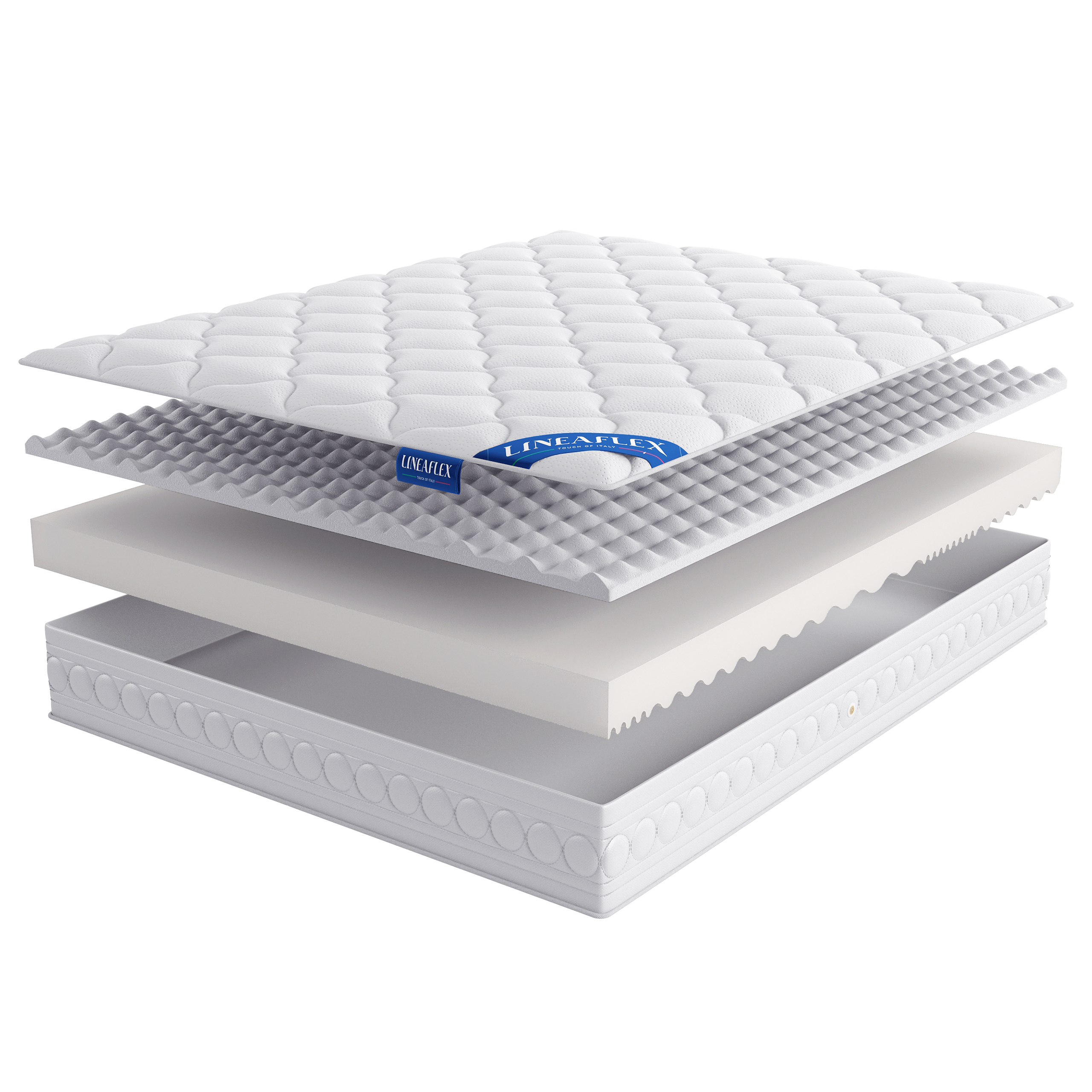 

Матрас Lineaflex Ergolife 200х200, Бежевый;белый;серый;серебристый, Ergolife