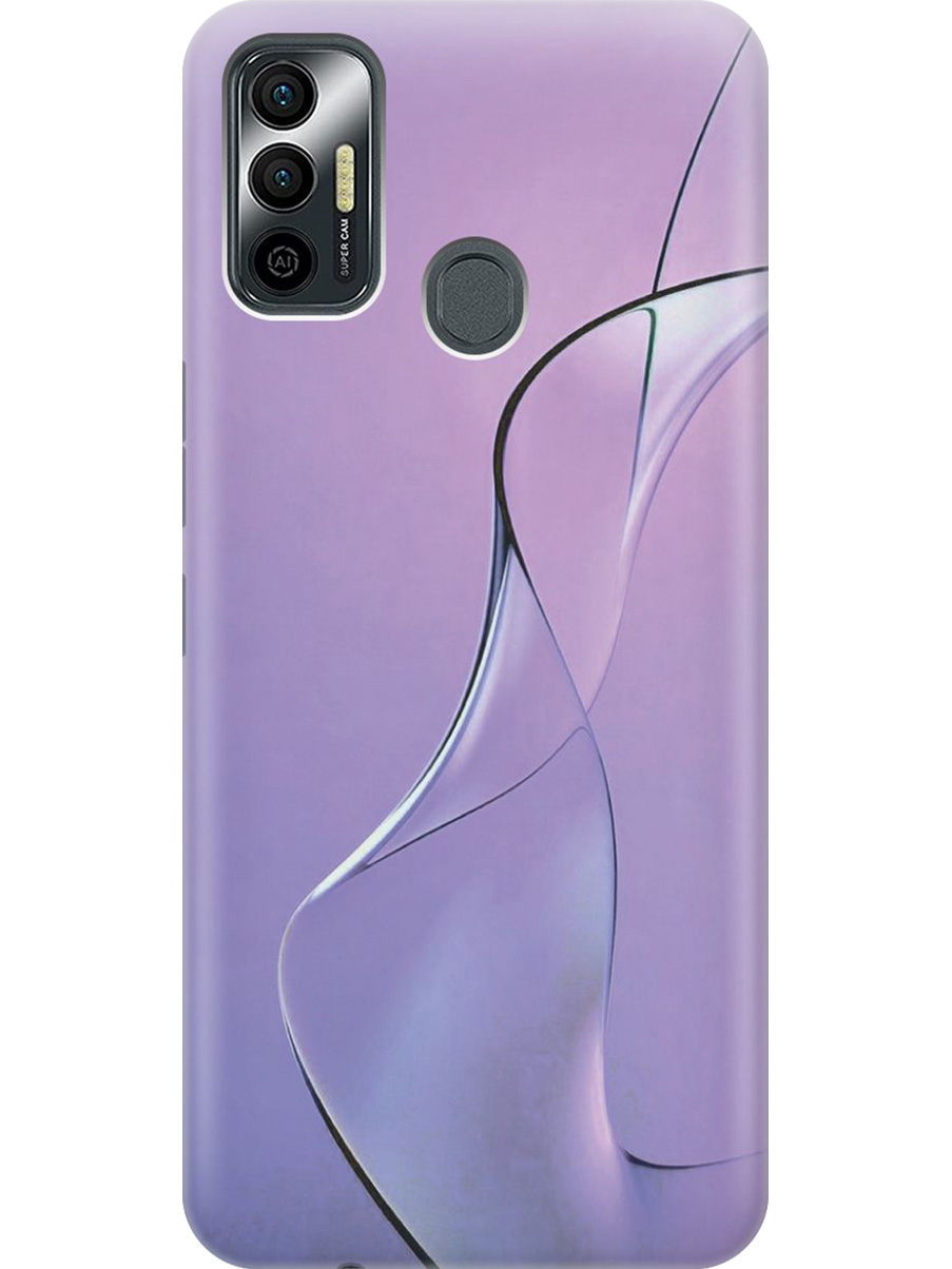 

Силиконовый чехол на Tecno Spark 7 с принтом "Сиреневый изгиб", Прозрачный;розовый;фиолетовый, 741736131