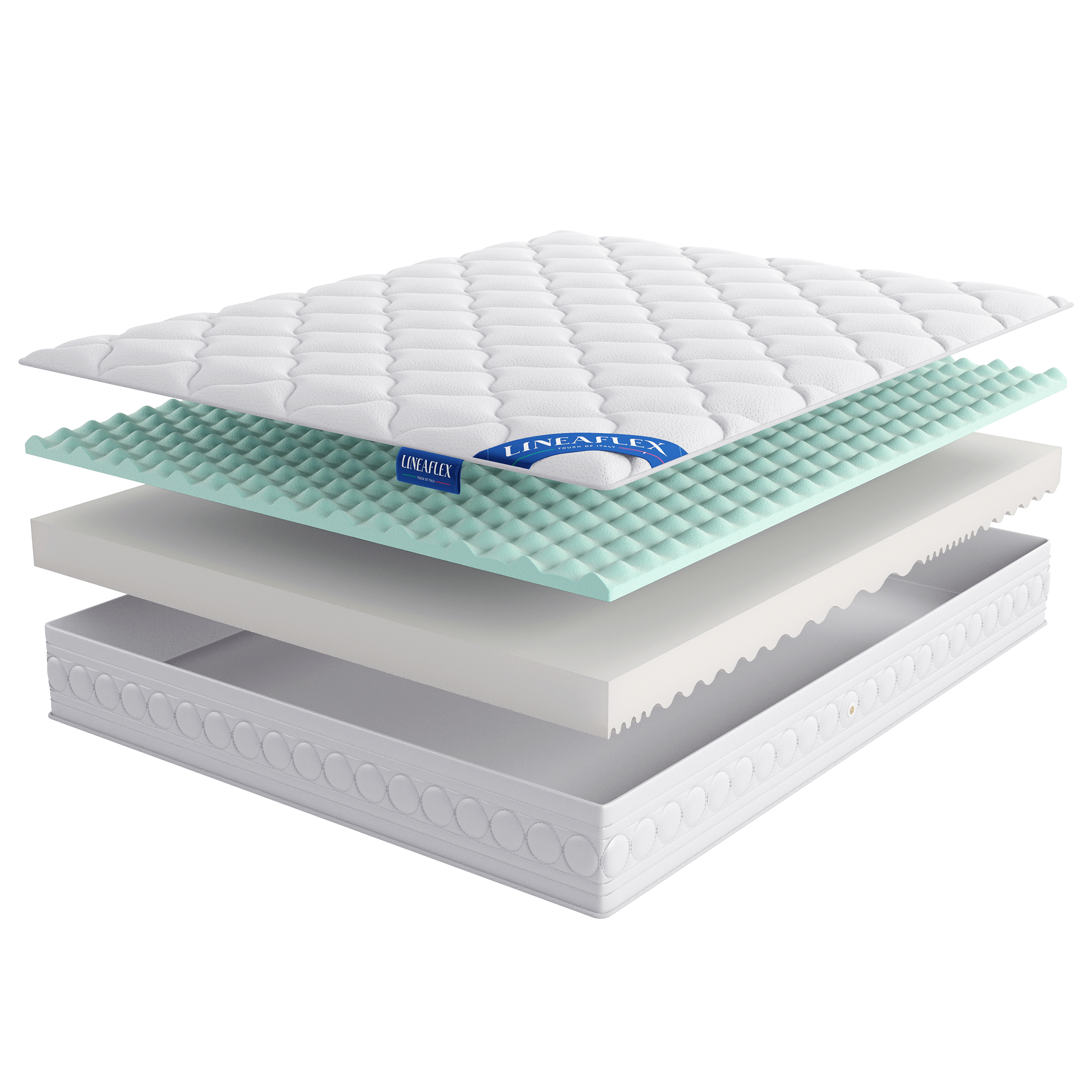 

Матрас Lineaflex Ergomassage 160х200, Бежевый;белый;серый;серебристый, Ergomassage