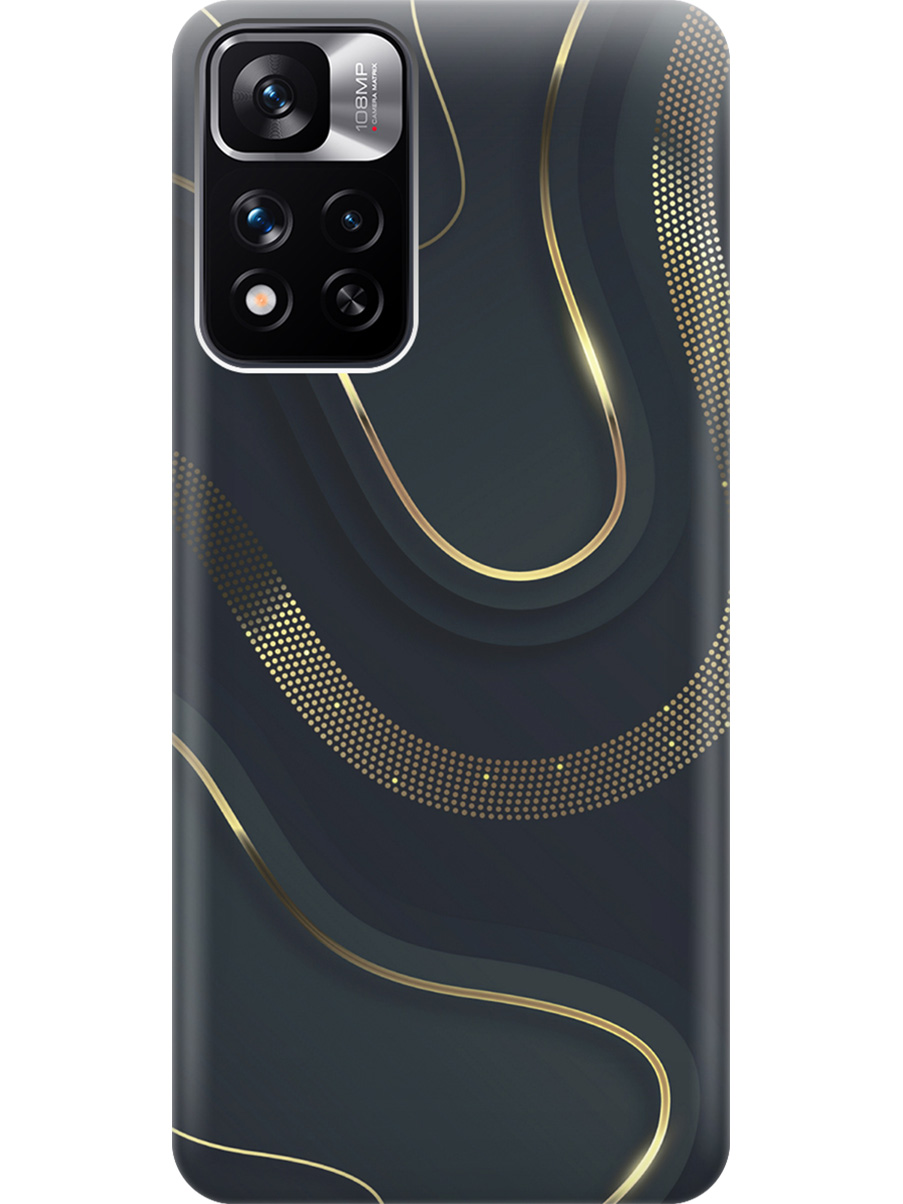 

Силиконовый чехол на Xiaomi Redmi Note 11 Pro+ 5G, Xiaomi 11i с принтом 929543, Прозрачный;золотистый;серый, 741736431