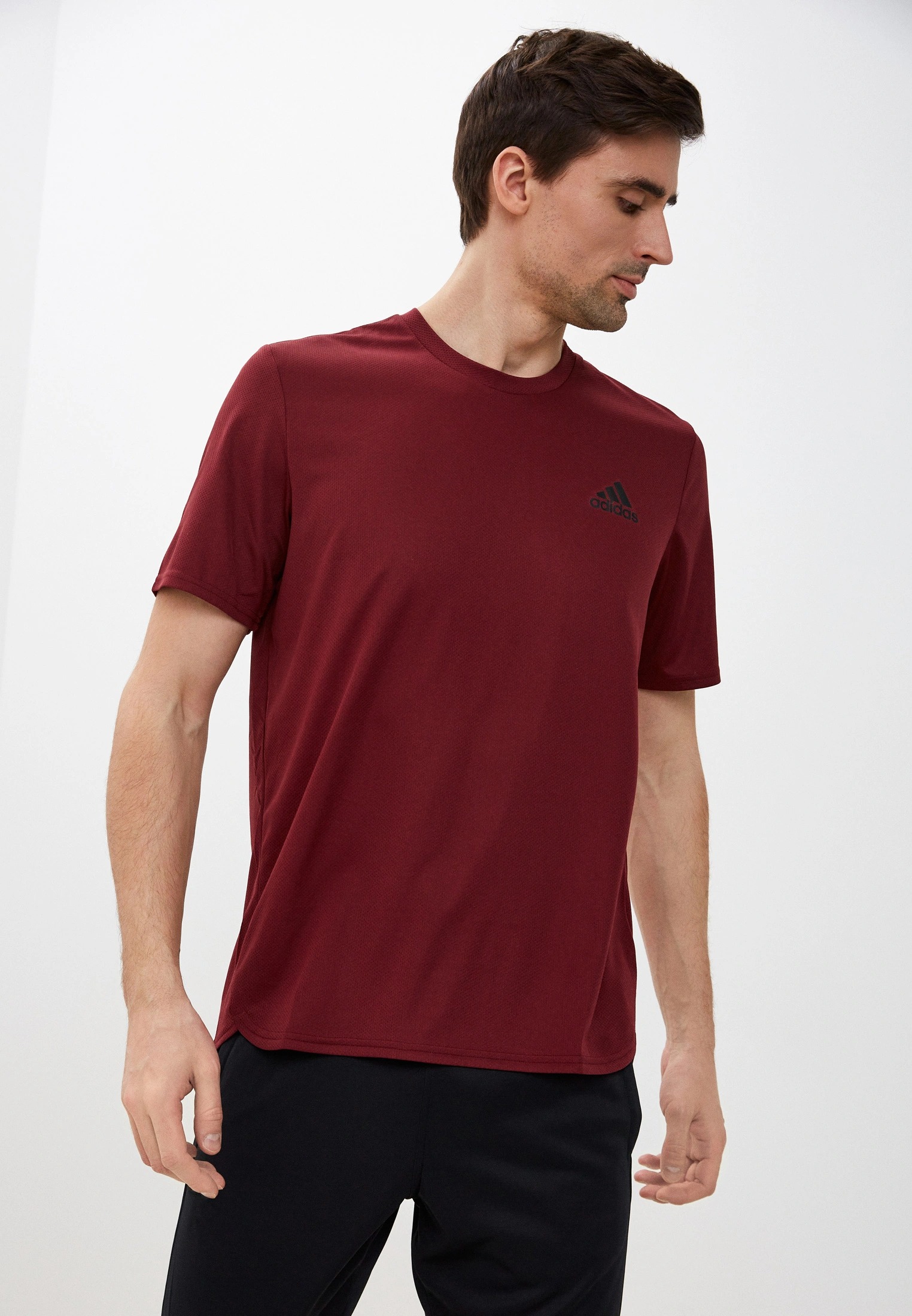 фото Футболка мужская adidas d4m tee красная xs