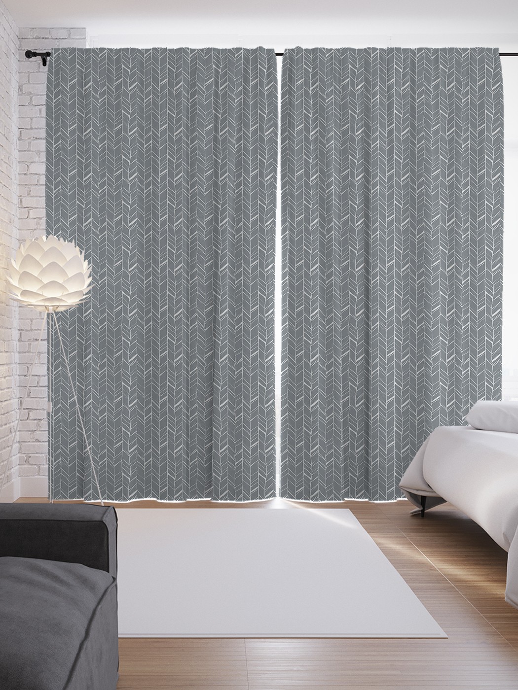 

Шторы JoyArty с фотопечатью "Абстракция сплетений" из сатена, 290х265 см, Абстракция сплетений