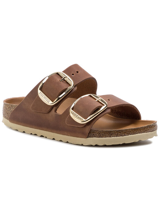 

Шлепанцы Arizona Big Buckle 1011073 Birkenstock Коричневый 35 EU, Arizona Big Buckle 1011073