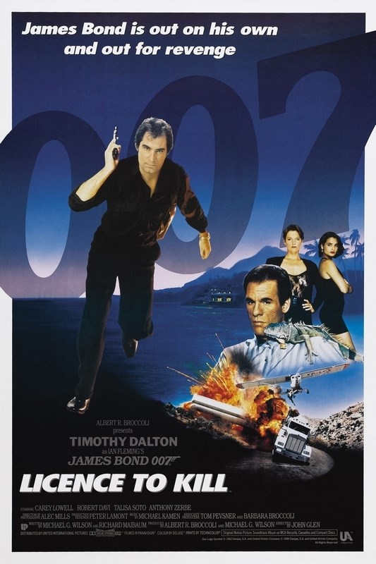 

Постер к фильму "Джеймс Бонд 16 - Лицензия на убийство" (Licence to Kill) A3