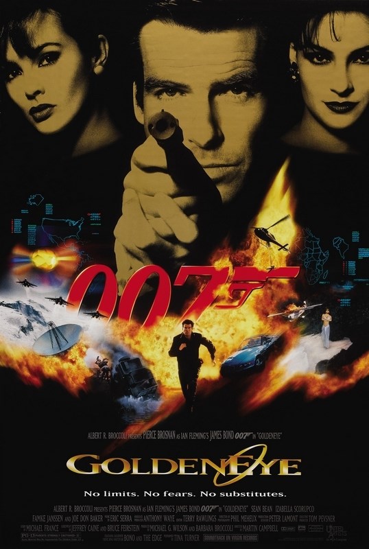 

Постер к фильму "Джеймс Бонд 17 - Золотой глаз" (GoldenEye) 50x70 см
