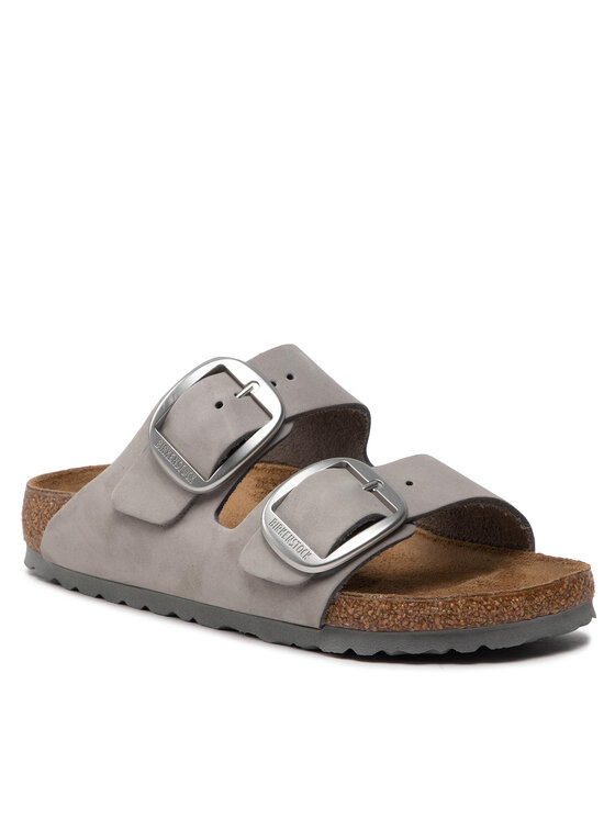 

Шлепанцы Arizona Big Buckle 1022154 Birkenstock серый 39 EU, Arizona Big Buckle 1022154