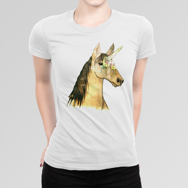 

Футболка женская Dream Shirts Почти Единорог белая L, Белый, Почти Единорог