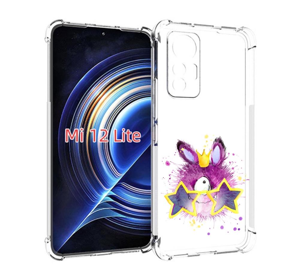 

Чехол MyPads Шуршуля для Xiaomi 12 Lite, Прозрачный, Tocco