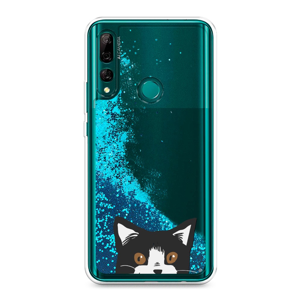 

Чехол Awog на Huawei P Smart Z/Y9 Prime 2019/Honor 9X/9X Premium "Подглядывающий кот", Разноцветный, 611993-1