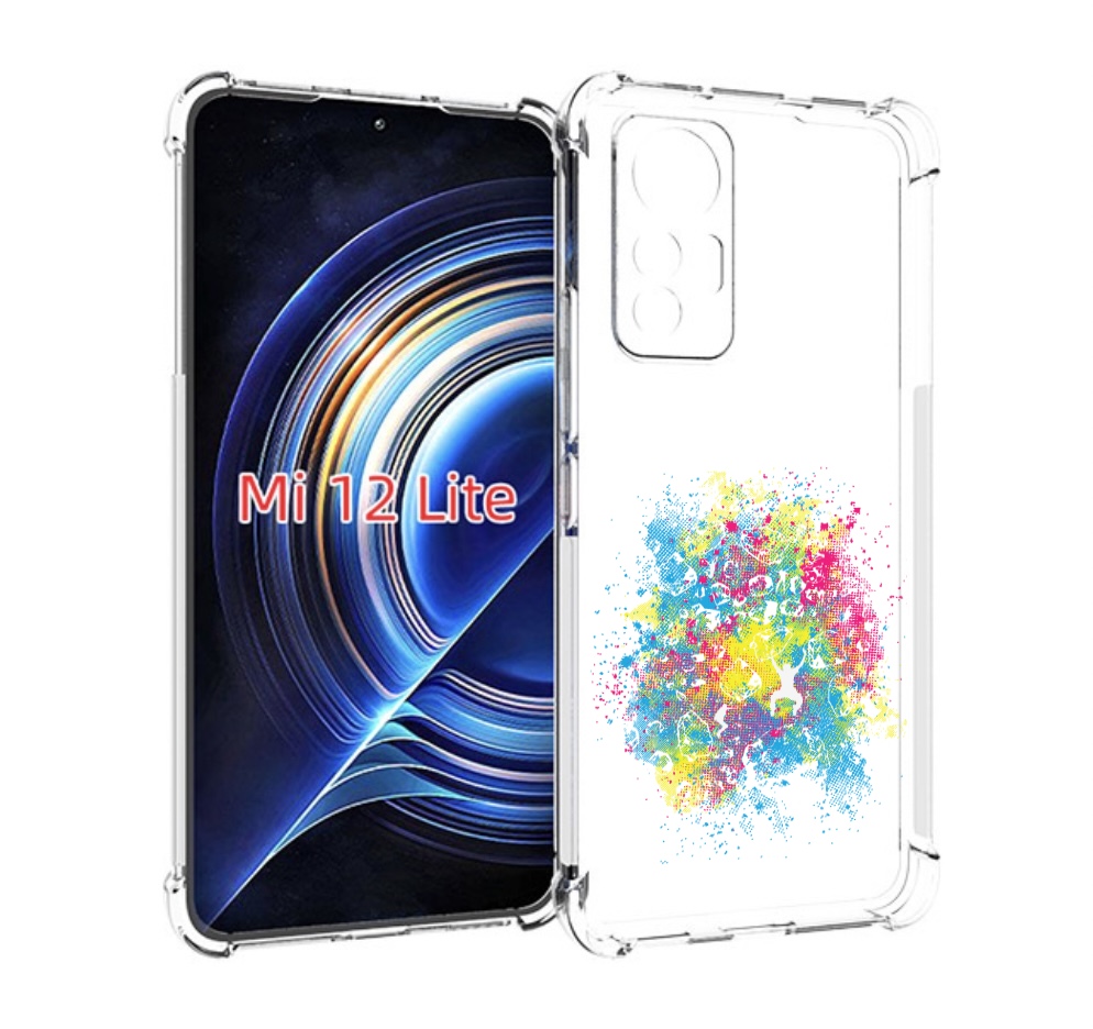 

Чехол MyPads акварель абстракция для Xiaomi 12 Lite, Прозрачный, Tocco