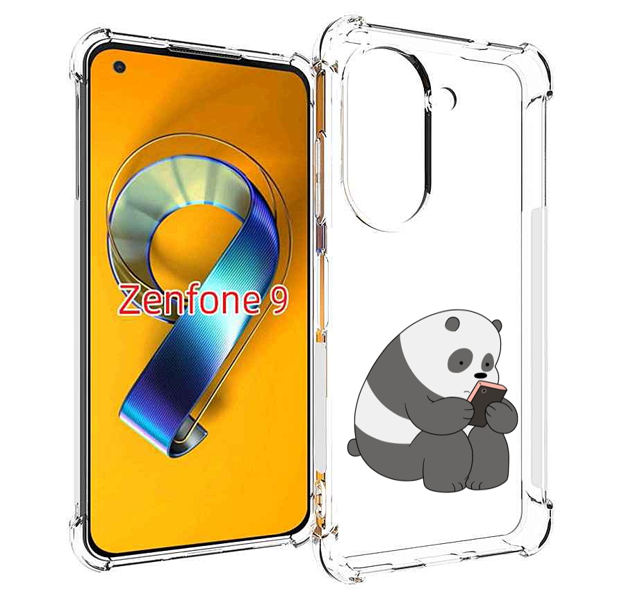 

Чехол MyPads панда-в-телефоне для Asus Zenfone 9 (AI2202), Прозрачный, Tocco