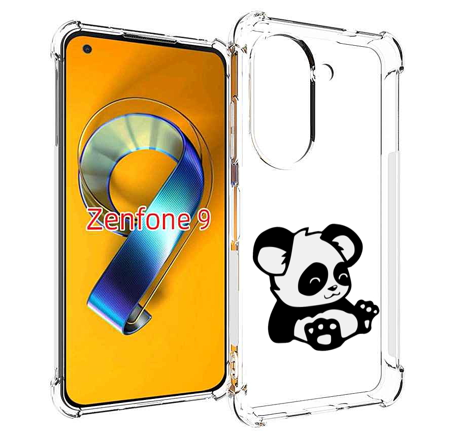 Чехол MyPads панда-детеныш детский для Asus Zenfone 9 (AI2202)